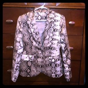 JLO Snakeskin Blazer